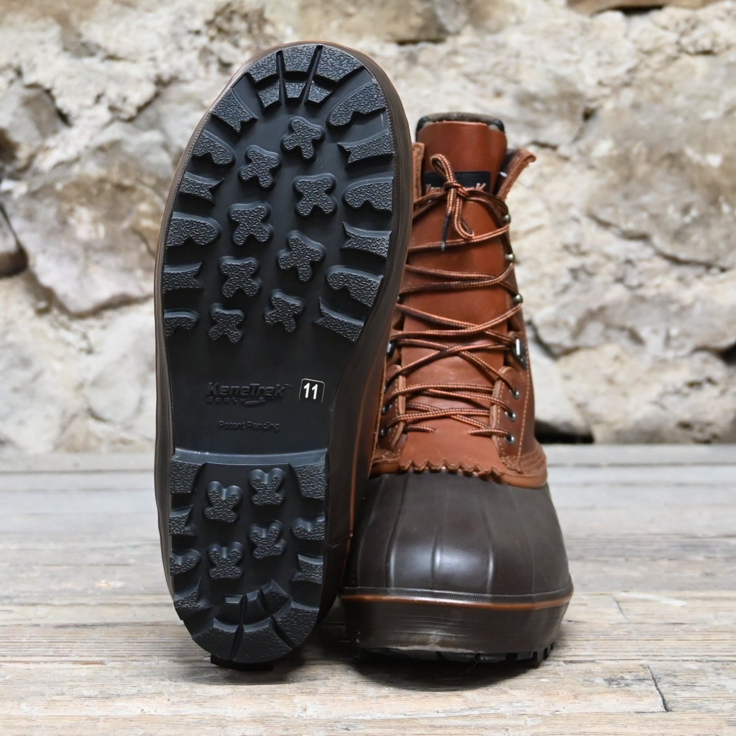 10&quot; Northern Lace Up Pac Boot W/Removable Thinsulate Liner and K Talon Rubber Sole view of bottom