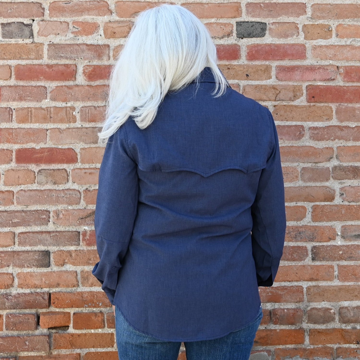 Wyatt Outdoors The Merle Fay in Indigo view of back