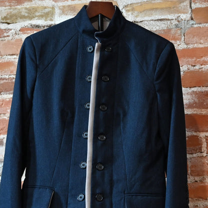 Frontier Ladies Military Coat - Dark Denim