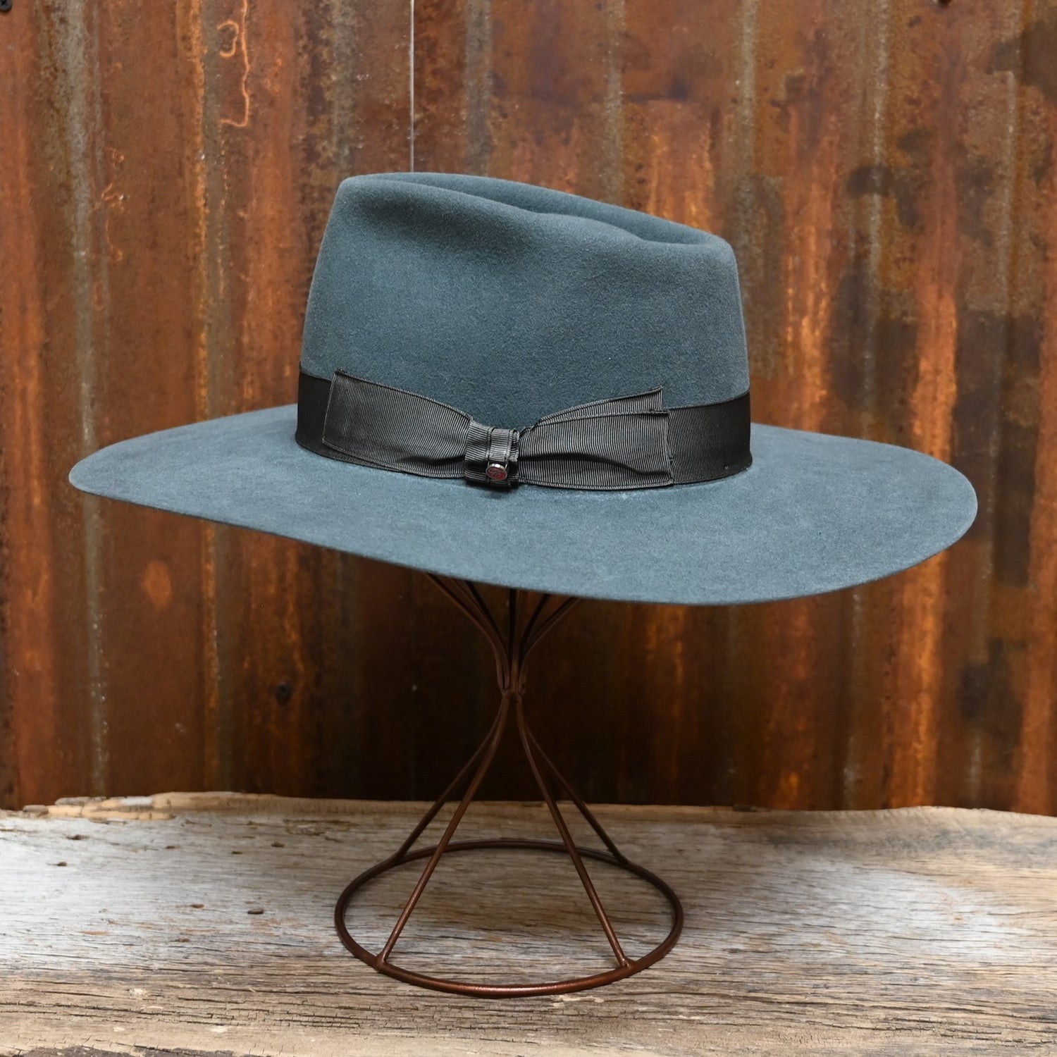 View of side of hat