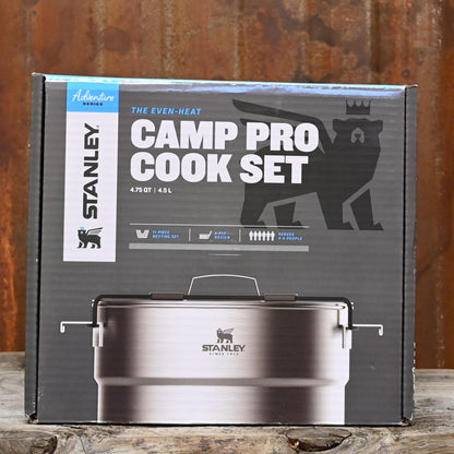 Stanley The Even-Heat Camp Pro Cook Set in Stainless Steel view of cookset