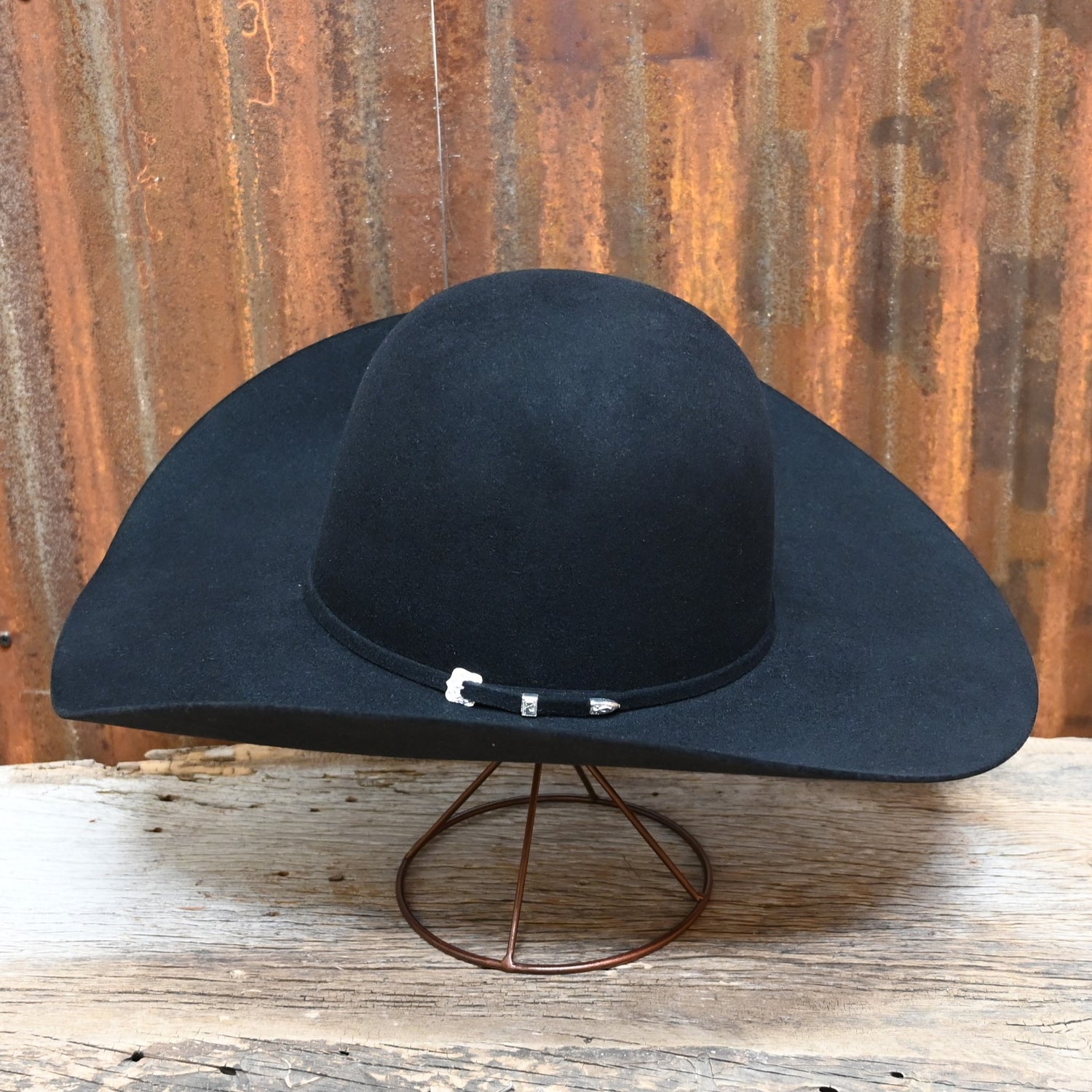 View of side of hat