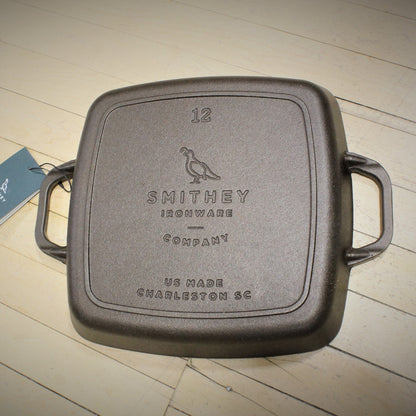Smithey Ironware No.12 Grill Pan view of bottom