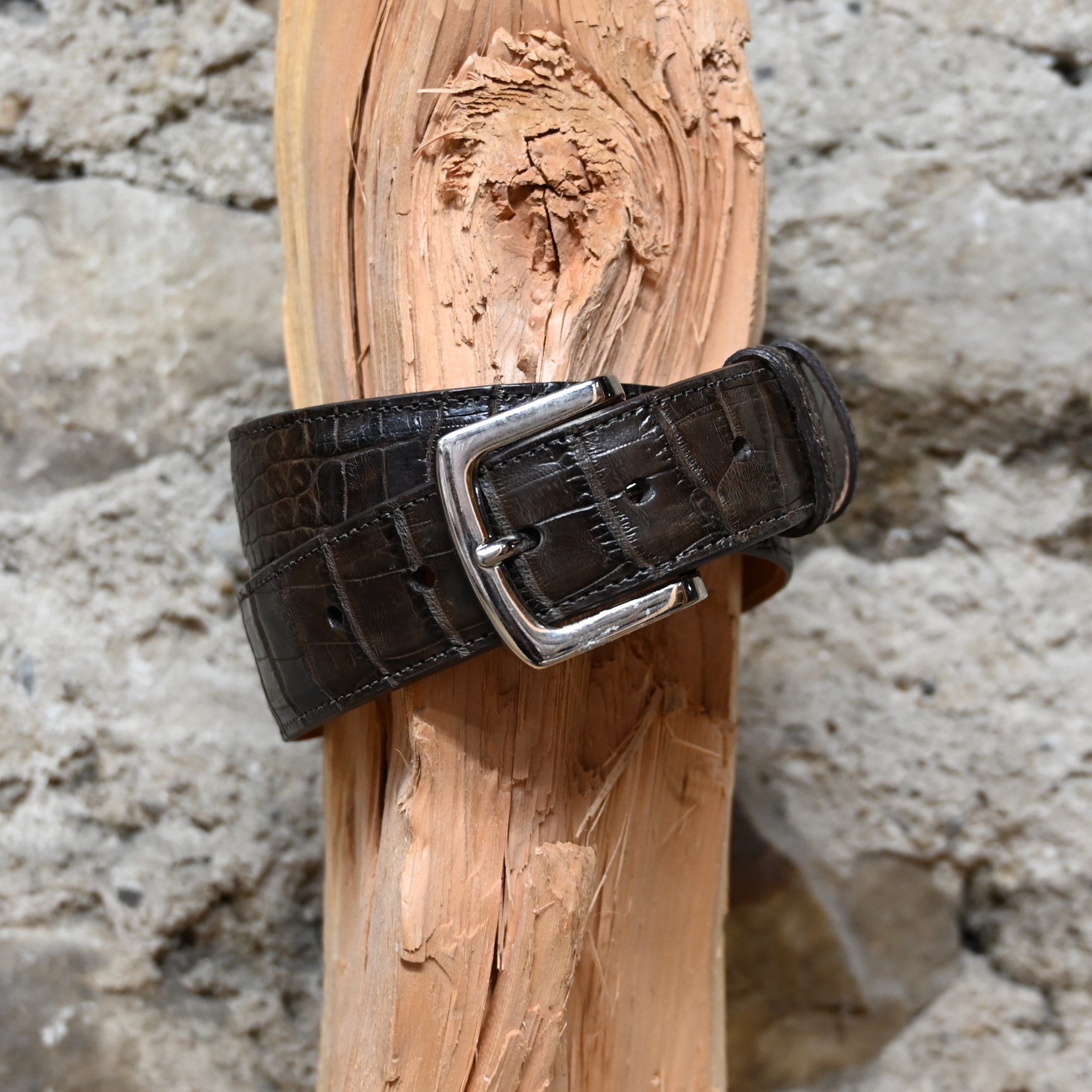 View of belt in brown