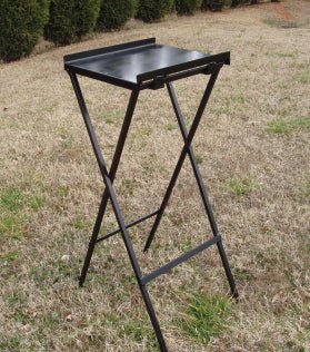 Folding and Portable Forge Stand view of forge stand