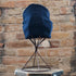 View of hat in blue