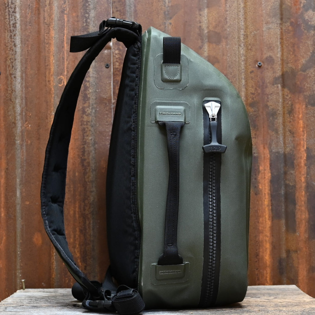 View of dry sling pack