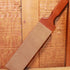 Extra Large Wooden Strop W/10"x3" Leather Strip on 1 Side view of strop