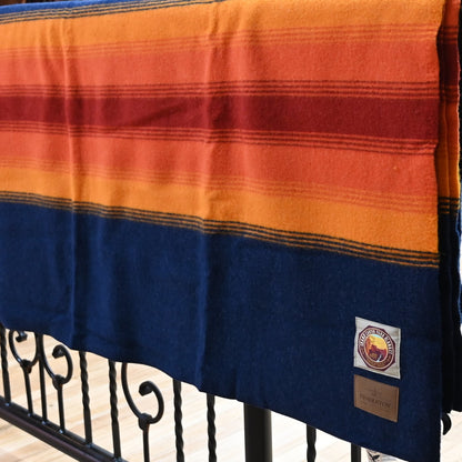 Pendleton Grand Canyon National Park Blanket in Navy view of blanket