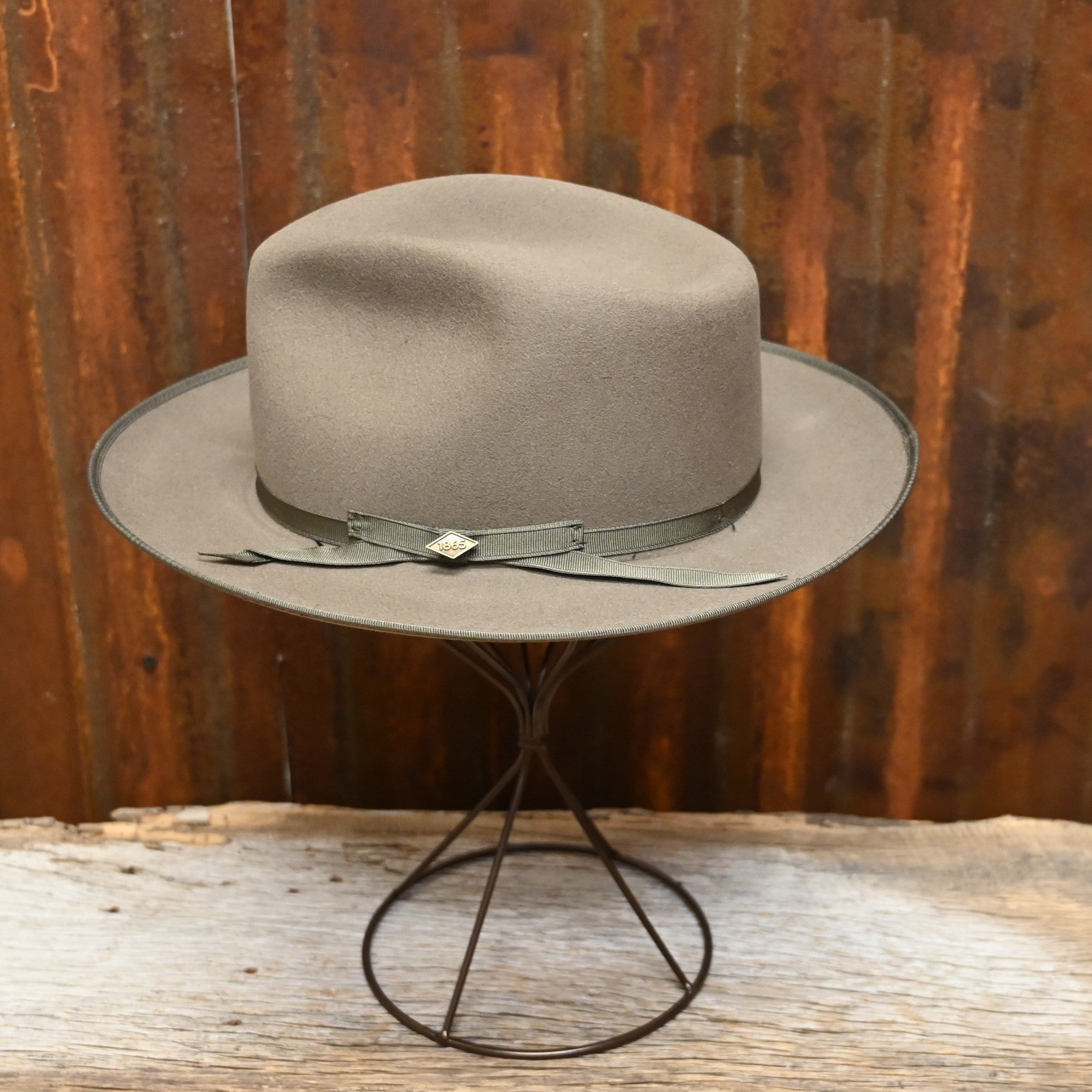 View of side of hat