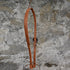 3/4" Split Ear Headstall with Single Floral Buckle view of headstall