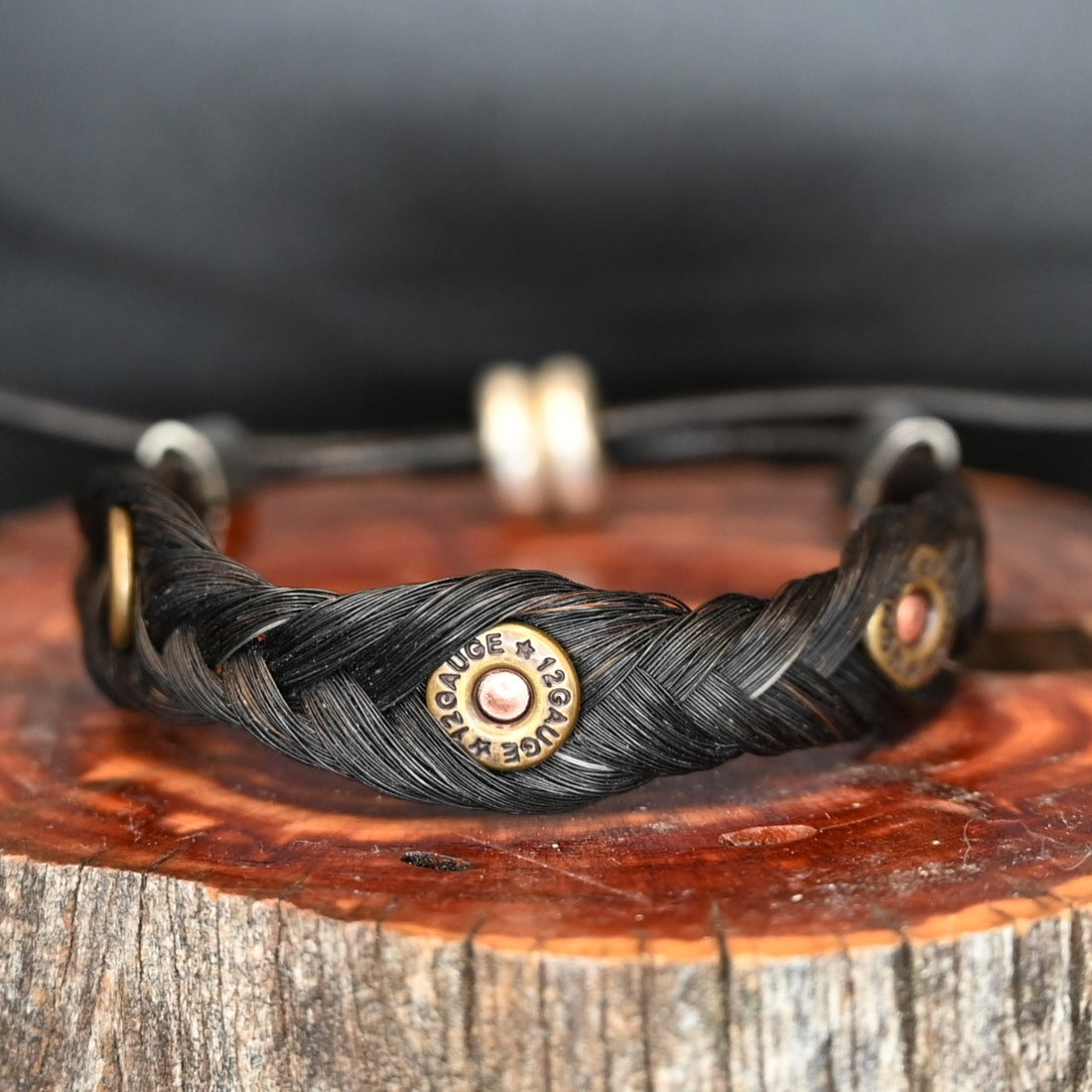 Cowboy Coll. Adjustable Shotgun Shell Bracelet view of bracelet