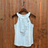 Ladies Light Blue Haven Tank W/Light Wash view of front