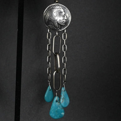 View of earrings