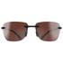 View of front of sunglasses