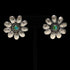 View of front of earrings