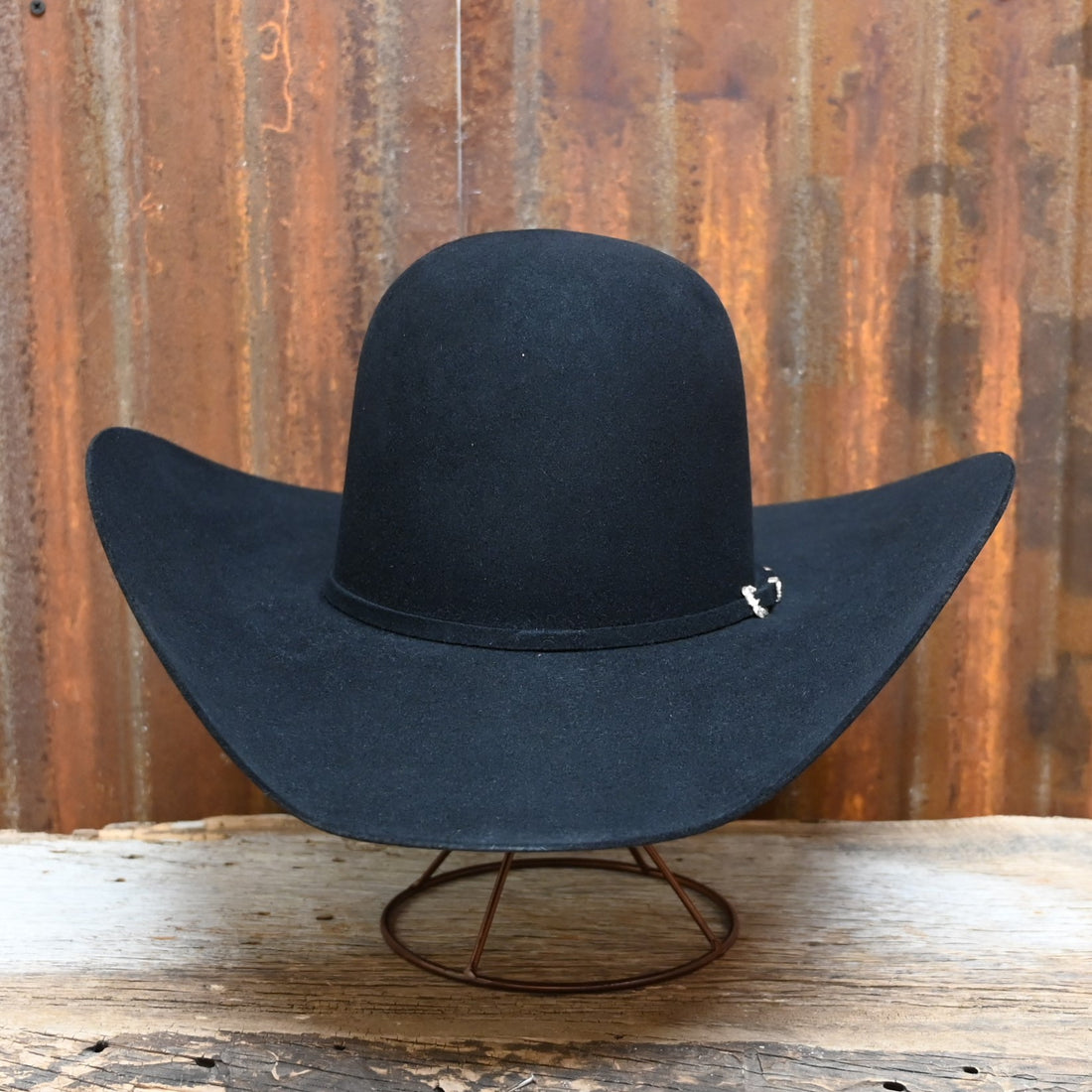 View of front of hat