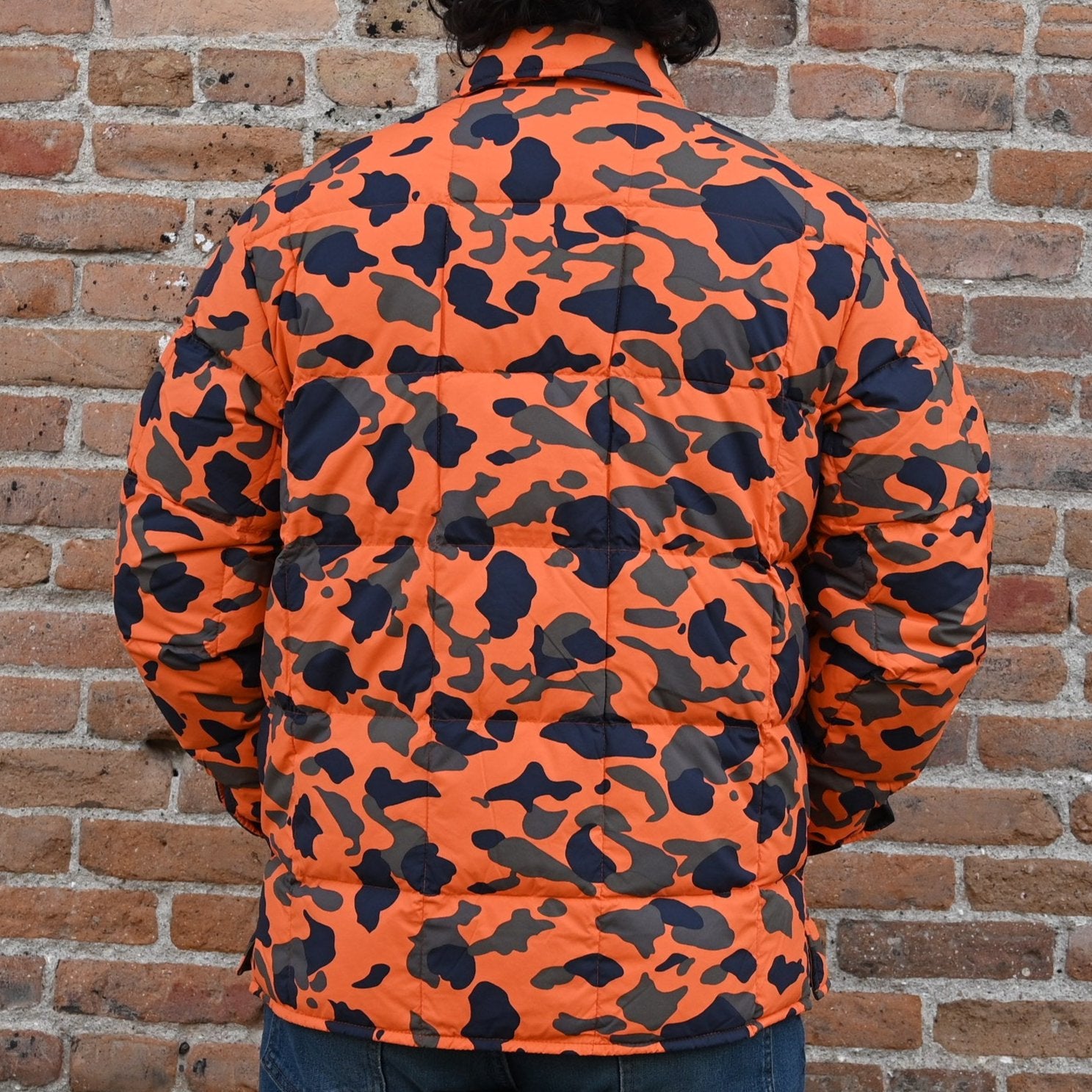 Red camo cheap puffer jacket