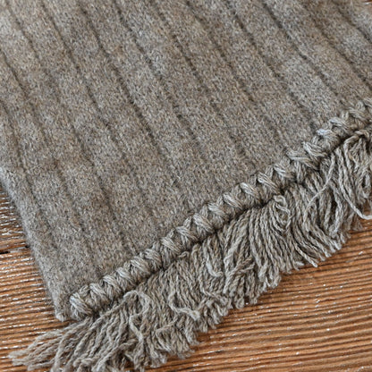 View of scarf in tan