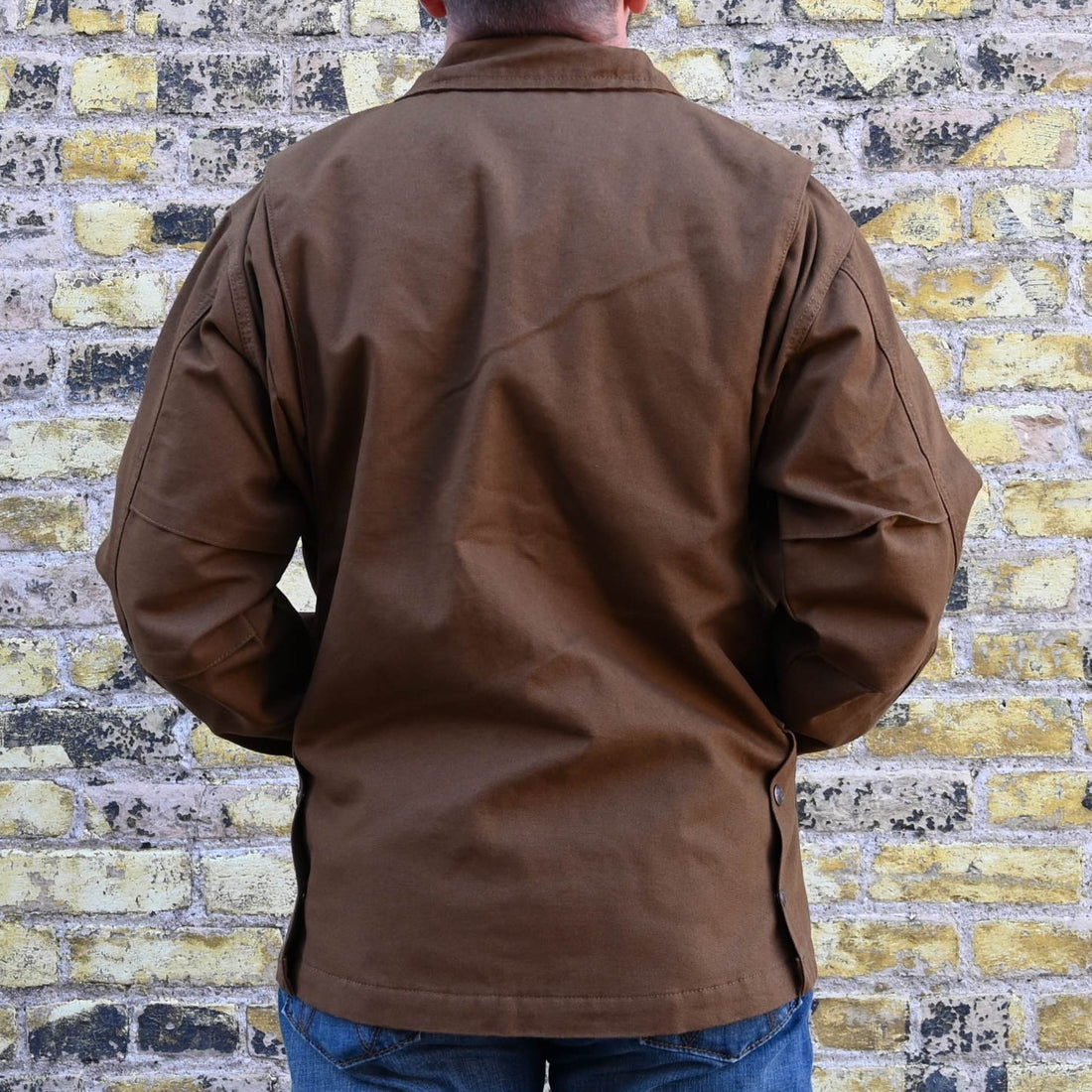 View of back of jacket