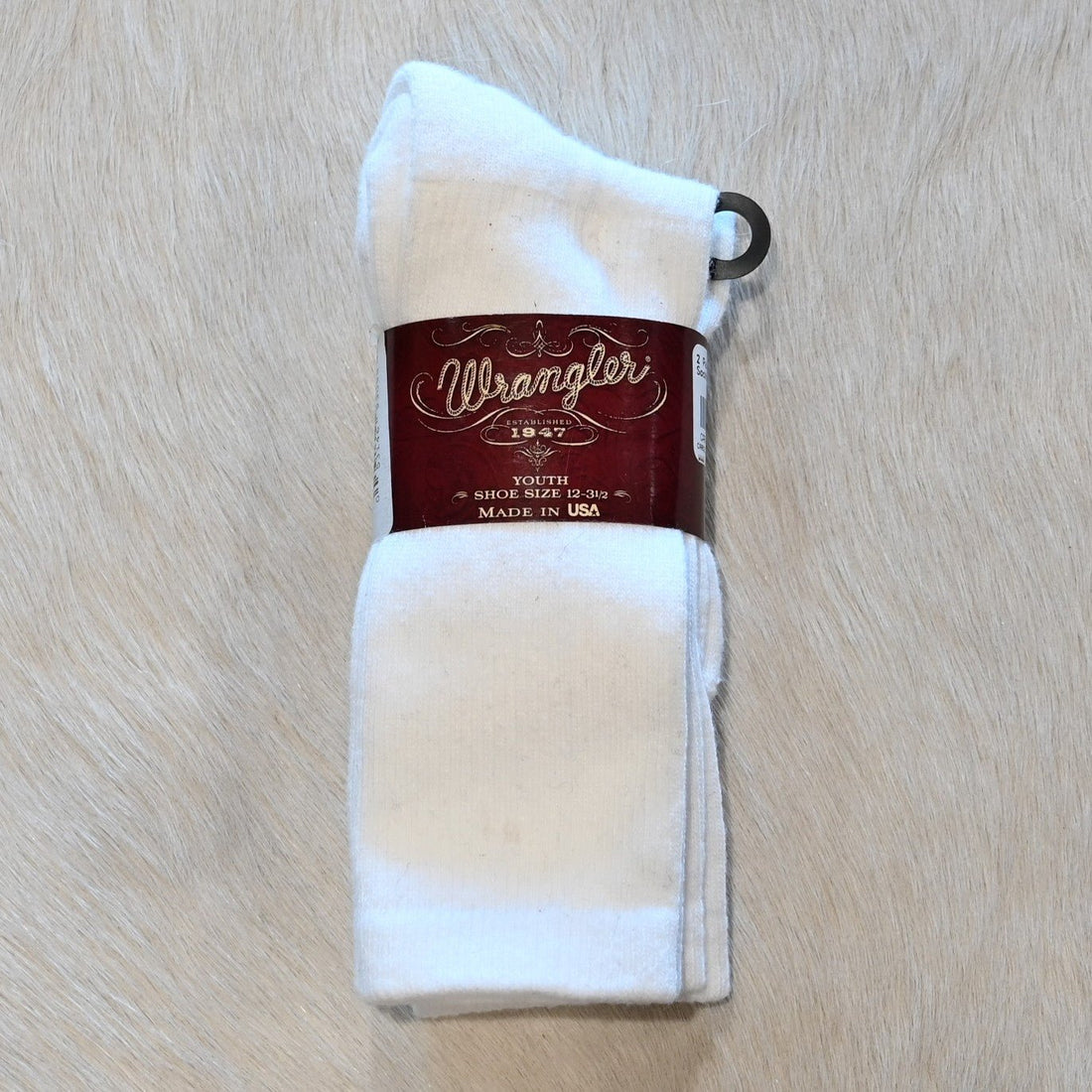 Kids 2 Pack Of White Wrangler Socks