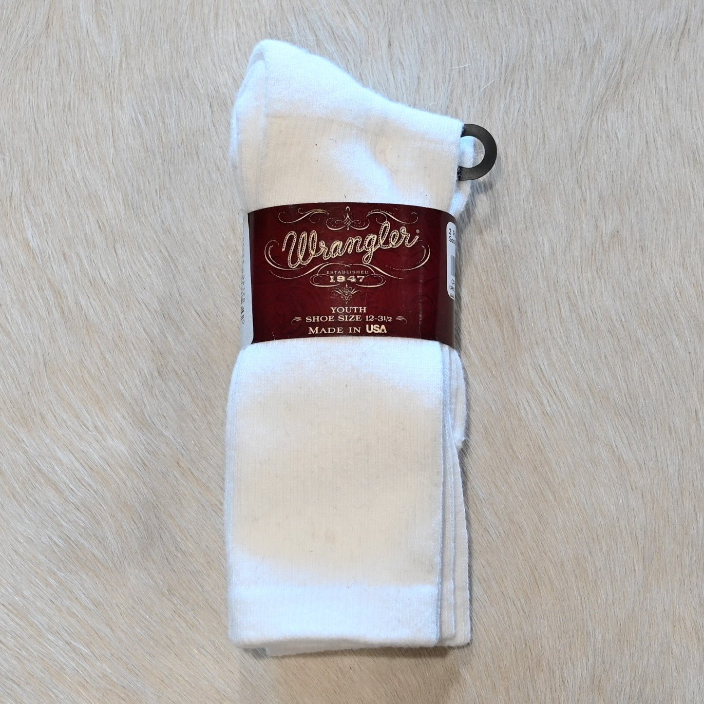 Kids 2 Pack Of White Wrangler Socks