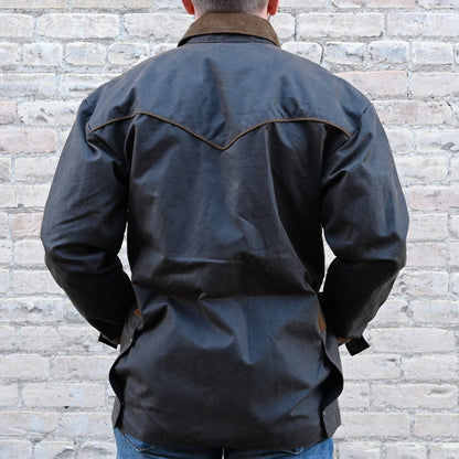 View of back of jacket