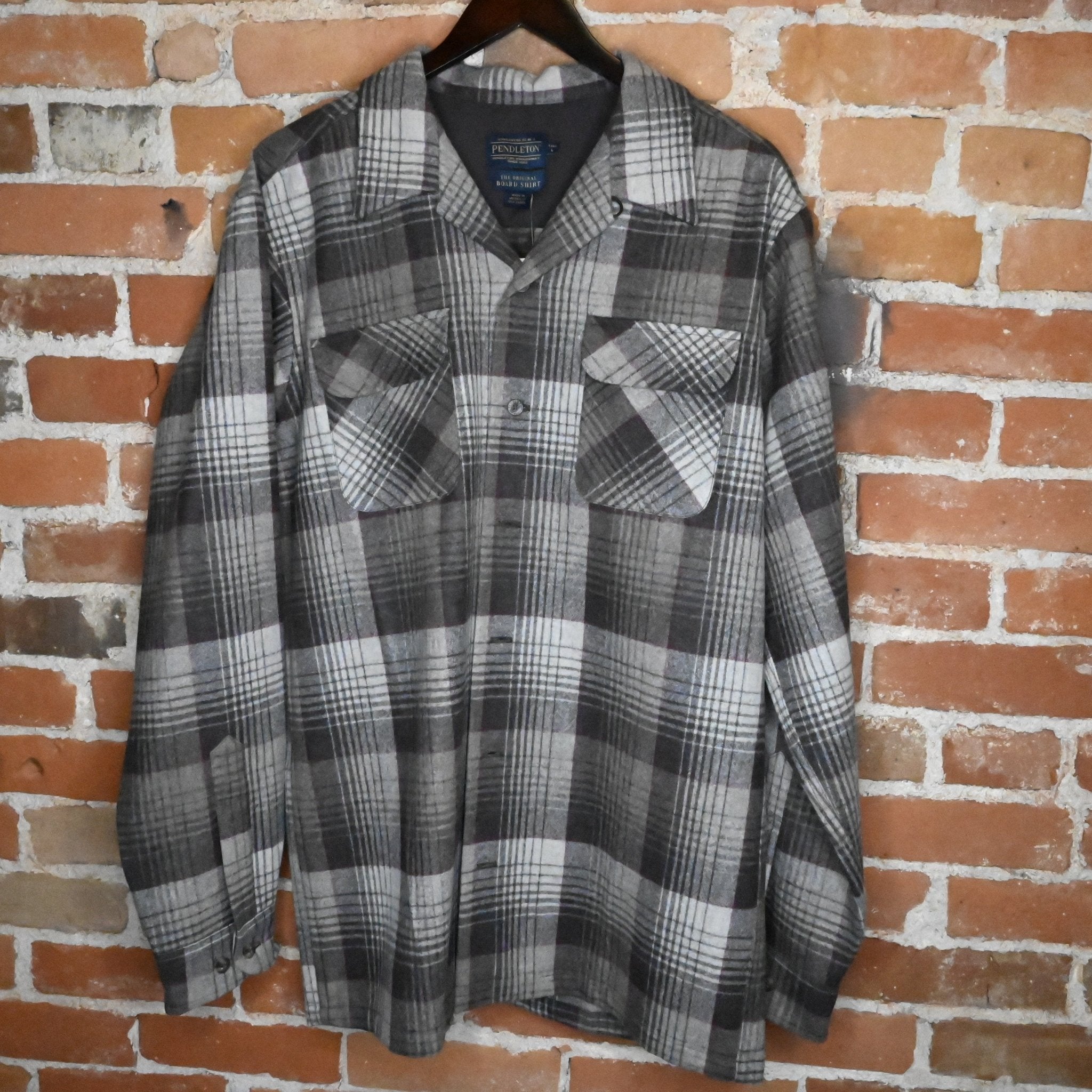 Mens Pendleton Plaid Board Shirt, In Tall