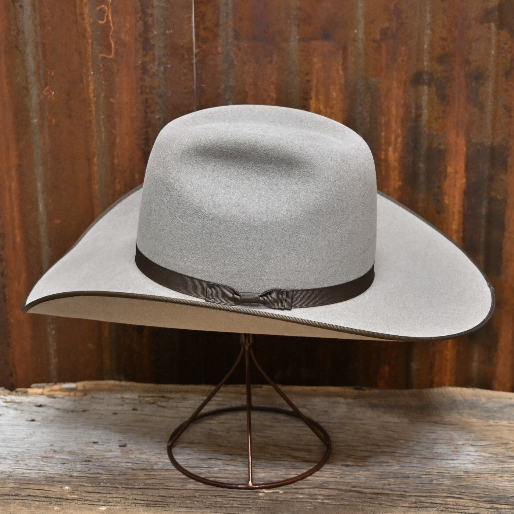 View of side of hat