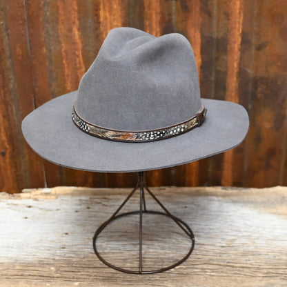 View of front of hat