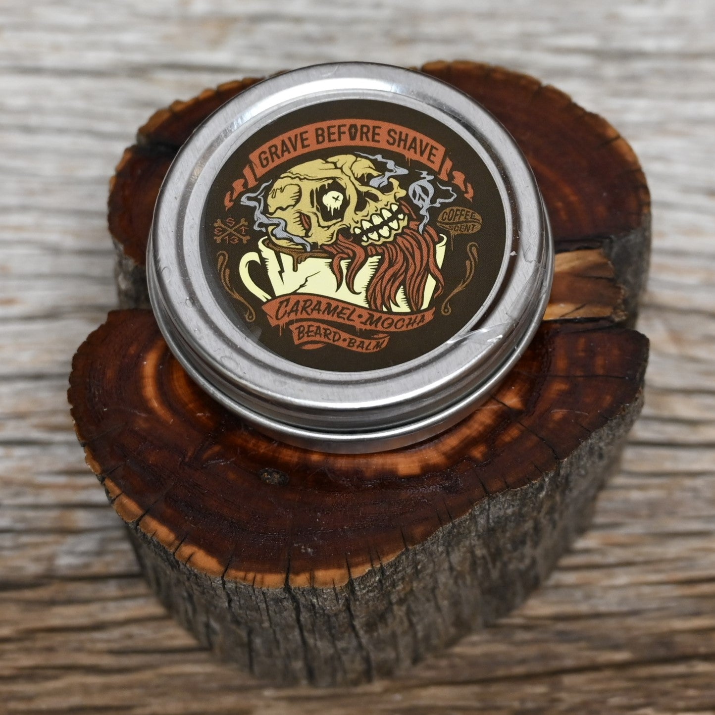 View of beard balm