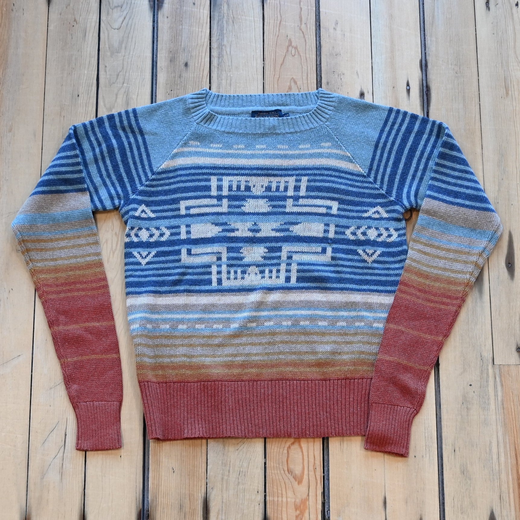 View of front of sweater