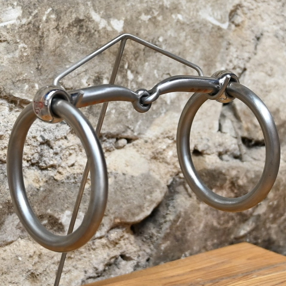 Tom Balding West Coast Snaffle with sweet iron mouthpiece and West Coast-style loose rings.