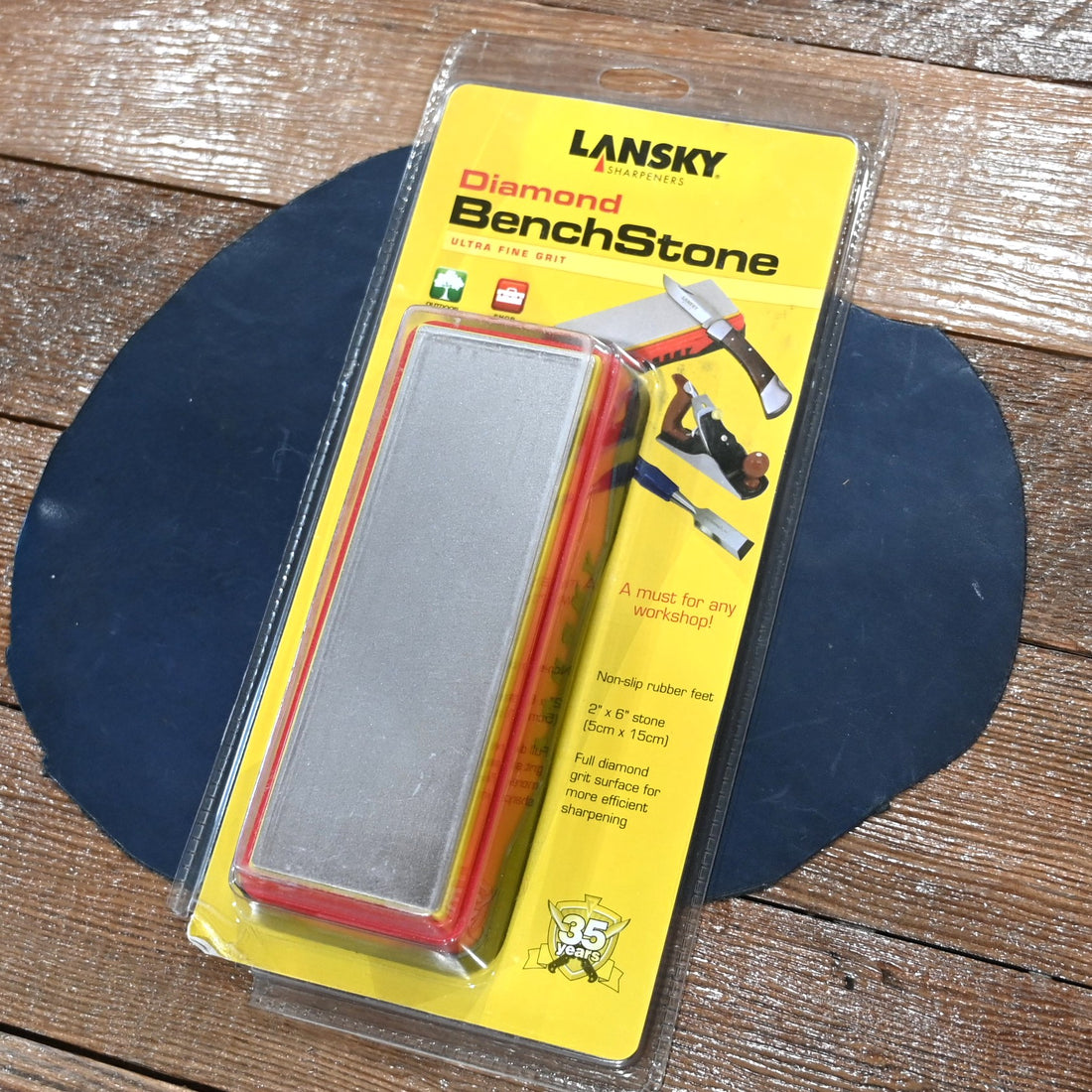 2020 Lansky 6&quot; x 2&quot; ultra fine diamond sharpening stone for knives and tools