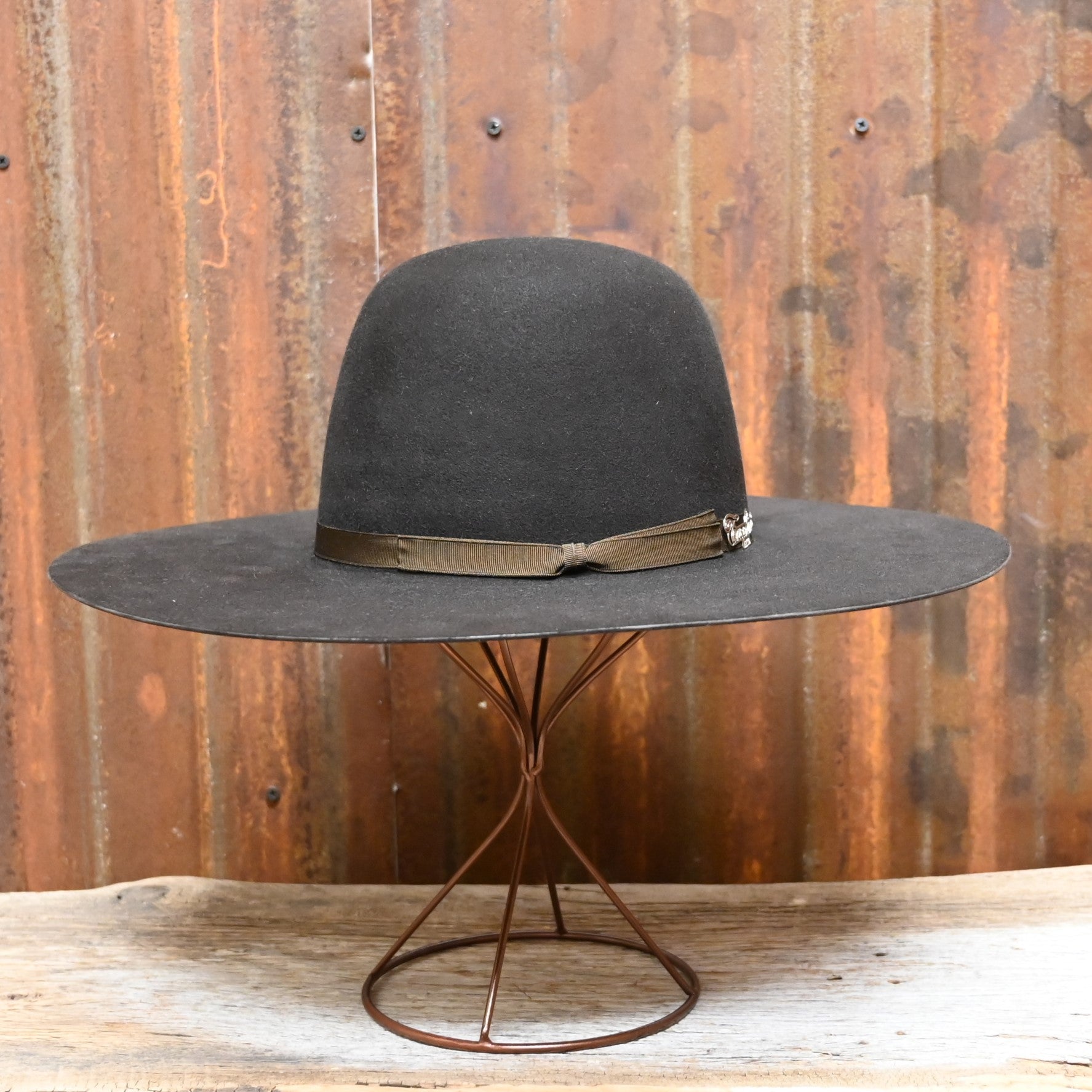 View of side of hat