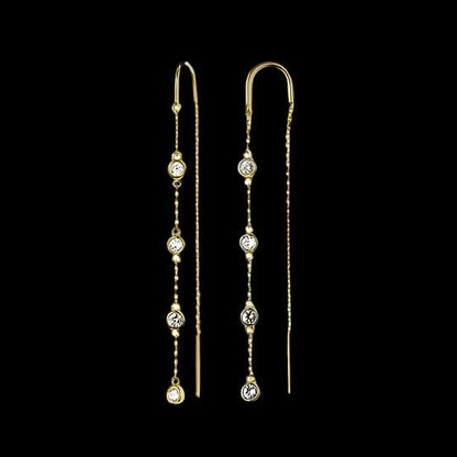 View of earrings