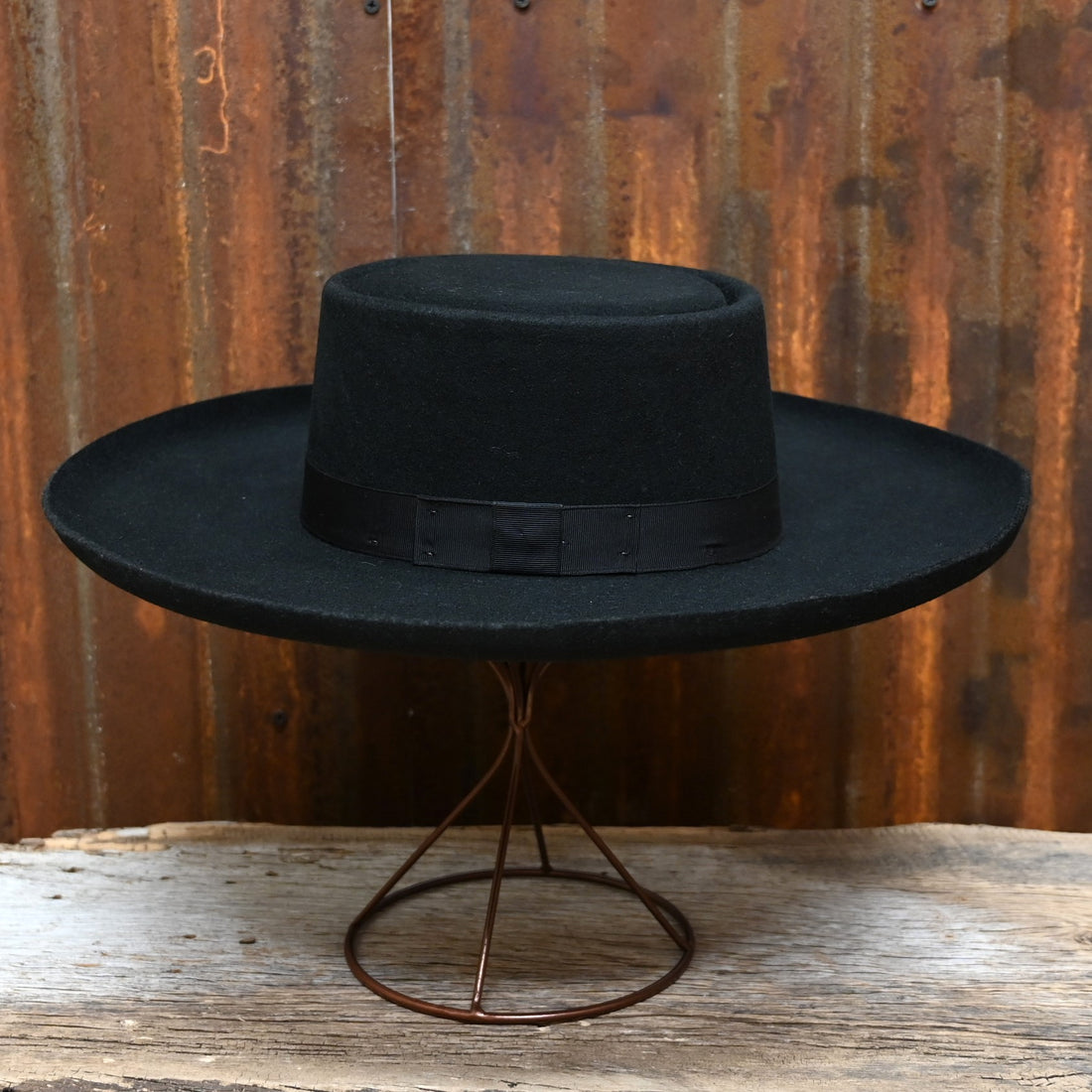 View of side of hat