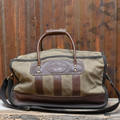 Overland Valise Weekender Edition W/Leather Base view of bag