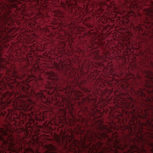 Jacquard Burgundy Wild Rag view of pattern