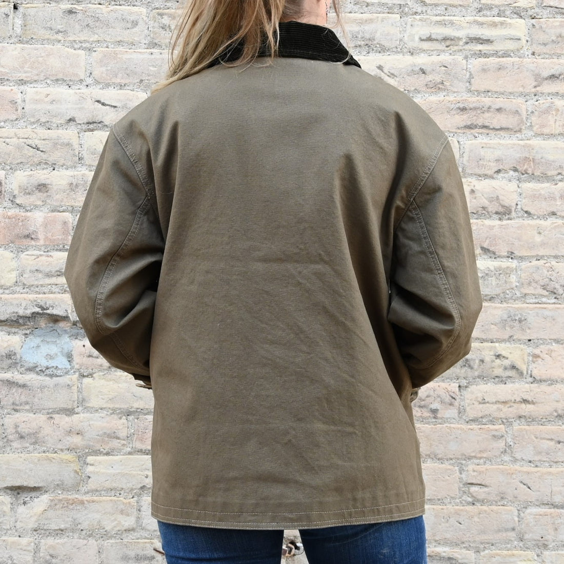 View of back of jacket