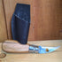 Escoutoux Pocket Knife GARLIC/ CHESTNUT--Stainless Blade, Olivewood  Handle (8211.93.1000)  view of knife