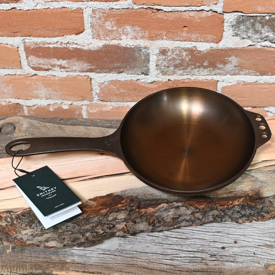 Smithey 8in Cast Iron Chef Skillet view of top