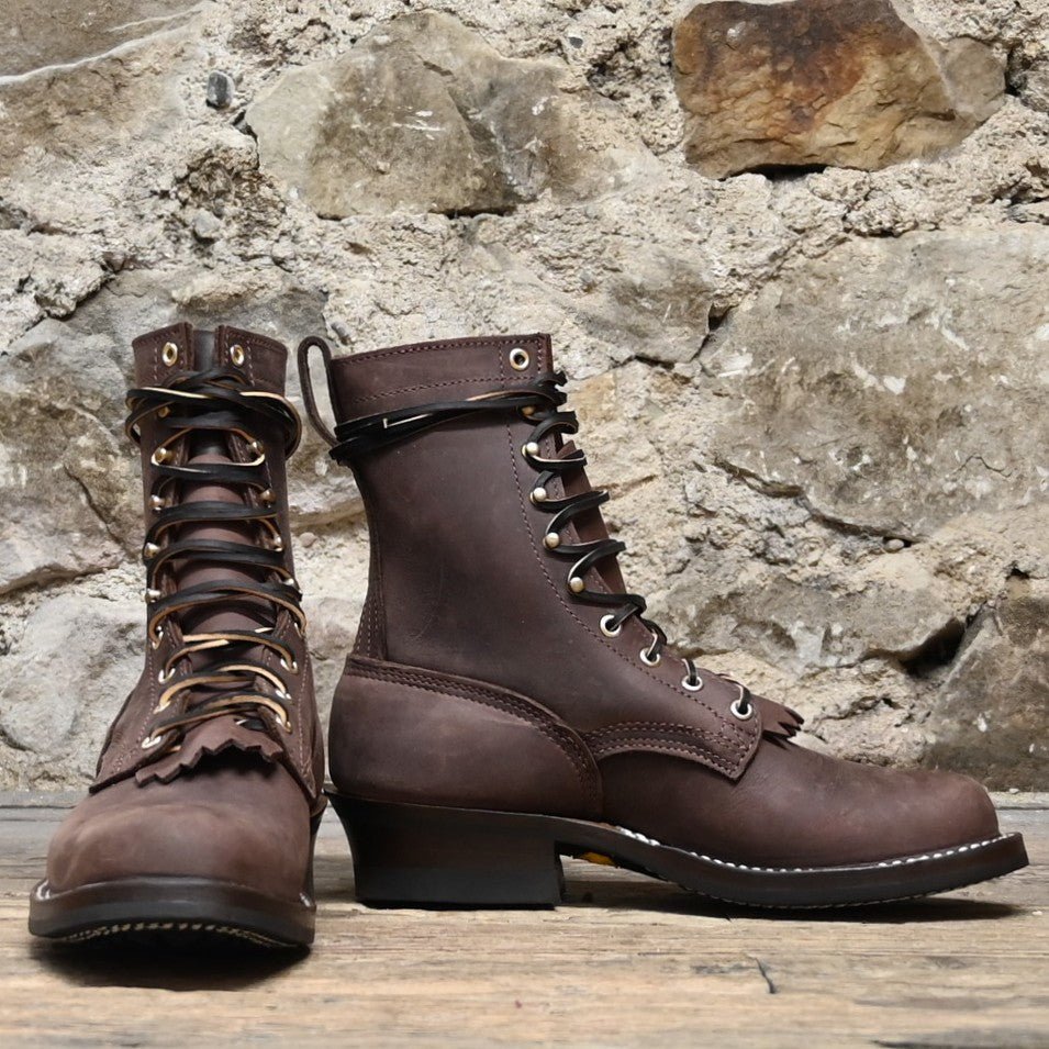 View of Front and Side of Boots