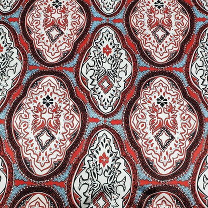 Charmeuse Little Bandana Red view of pattern