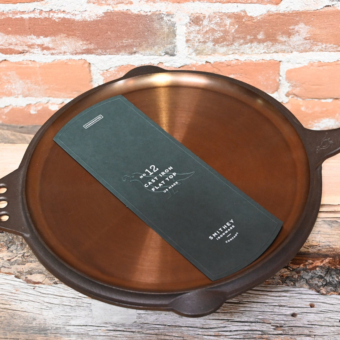 Smithey Ironware No. 12 Flat Top Griddle view of top