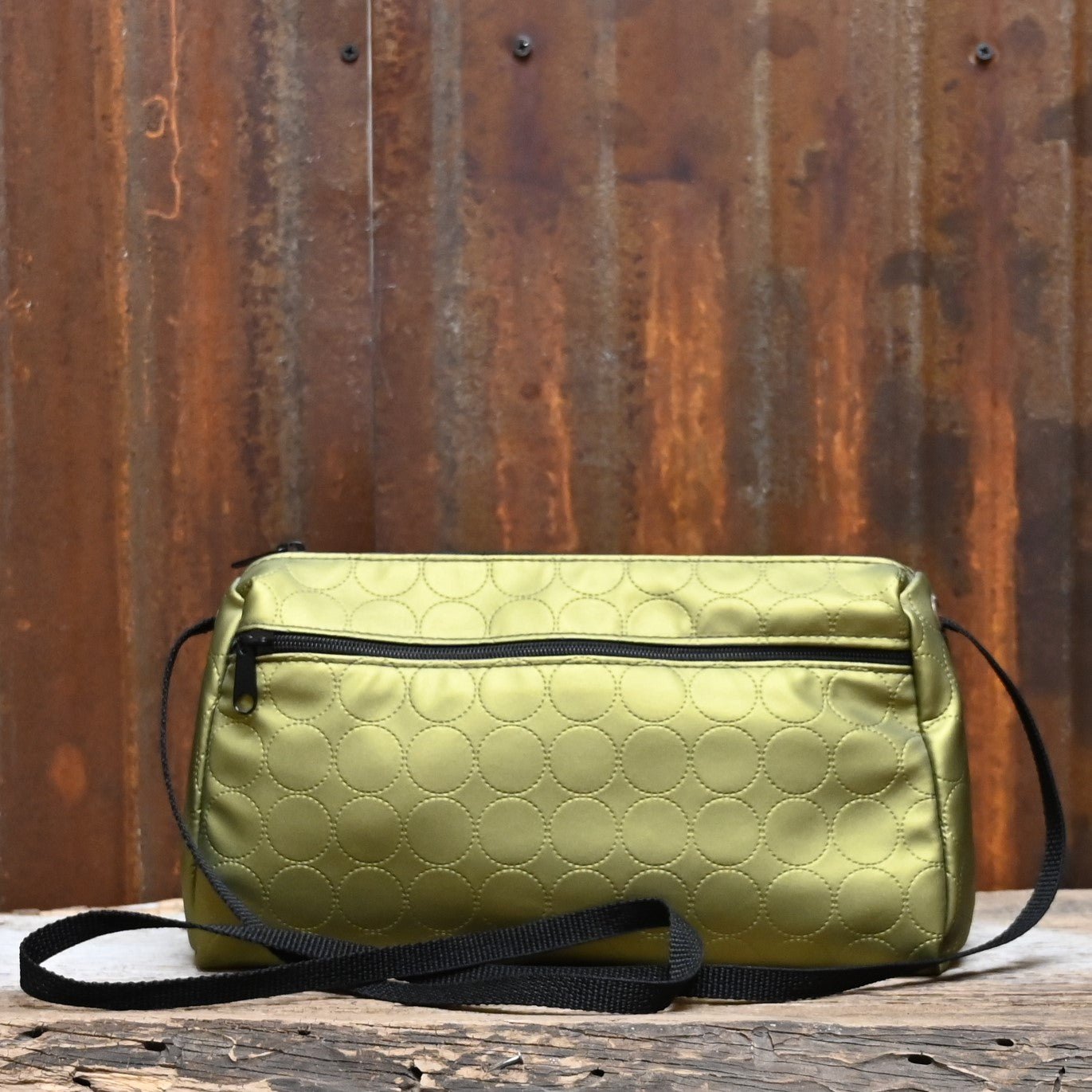 Metalic Green Ltb view of bag