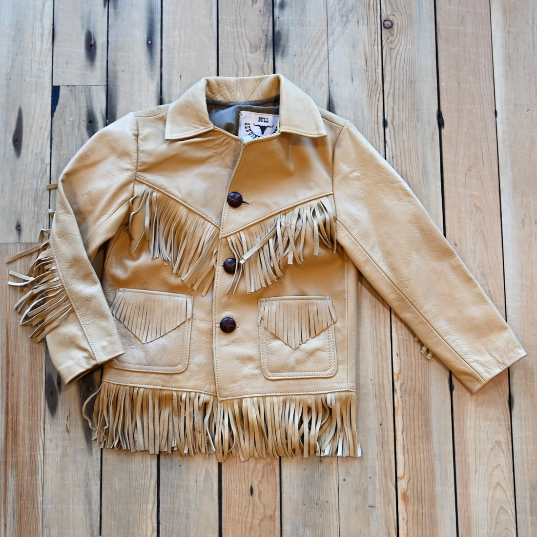SouthBay Leather Kids Buckskin Fringe Jacket