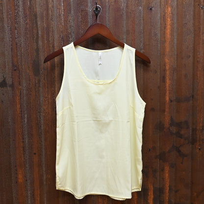 Ladies Emma Tank in Lemonade view of front