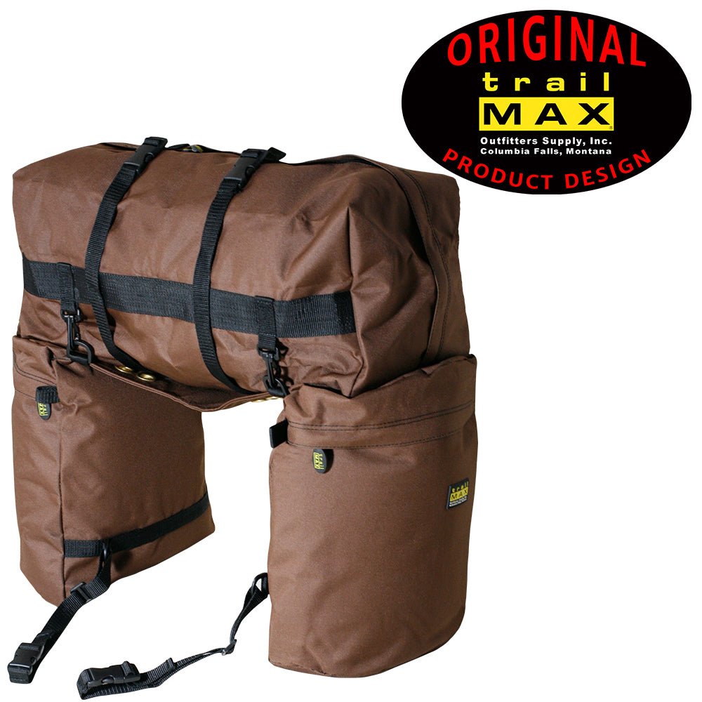 Trailmax Original Saddlebag in Brown view of saddle bag