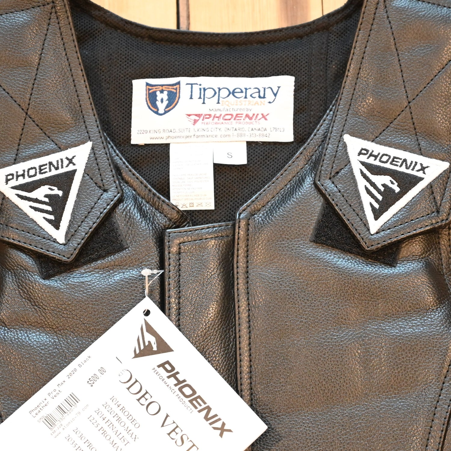 View of vest